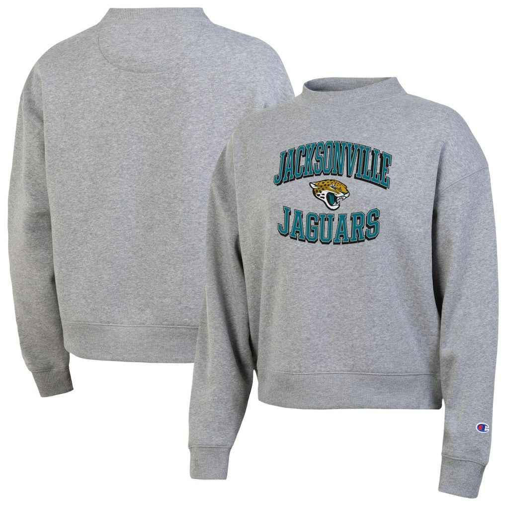Jacksonville Jaguars Champion Women's Triumph Tri-Blend Sweatshirt Gray | NFL