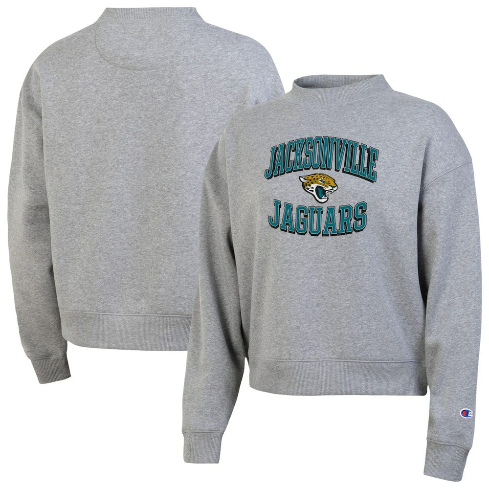 Jacksonville Jaguars Champion Women's Triumph Tri-Blend Sweatshirt Gray | NFL