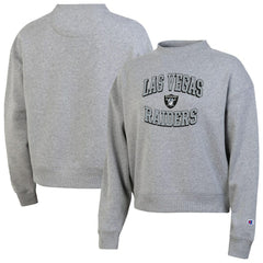 Las Vegas Raiders Champion Women's Triumph Tri-Blend Sweatshirt Gray | NFL