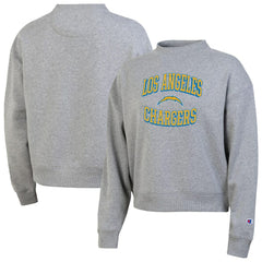 Los Angeles Chargers Champion Women's Triumph Tri-Blend Sweatshirt Gray | NFL