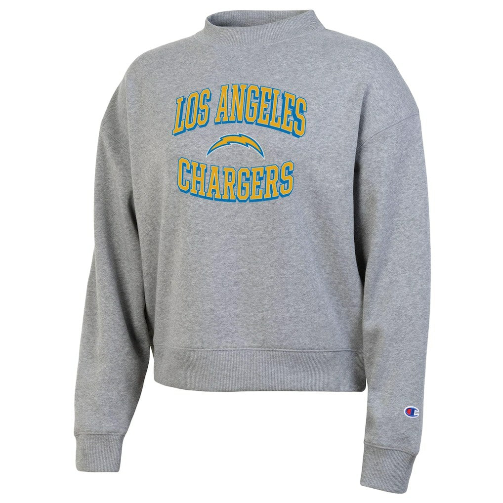 Los Angeles Chargers Champion Women's Triumph Tri-Blend Sweatshirt Gray | NFL
