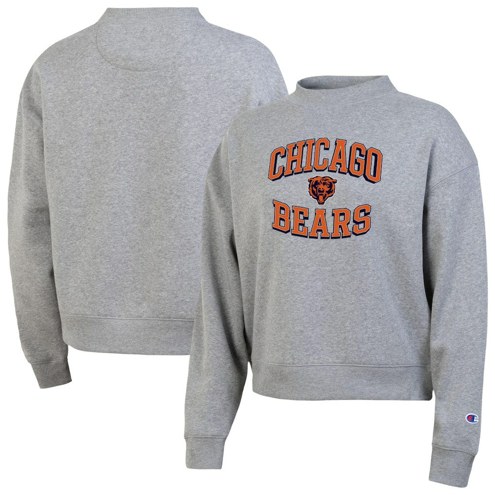 Chicago Bears Champion Women's Triumph Tri-Blend Sweatshirt Gray | NFL