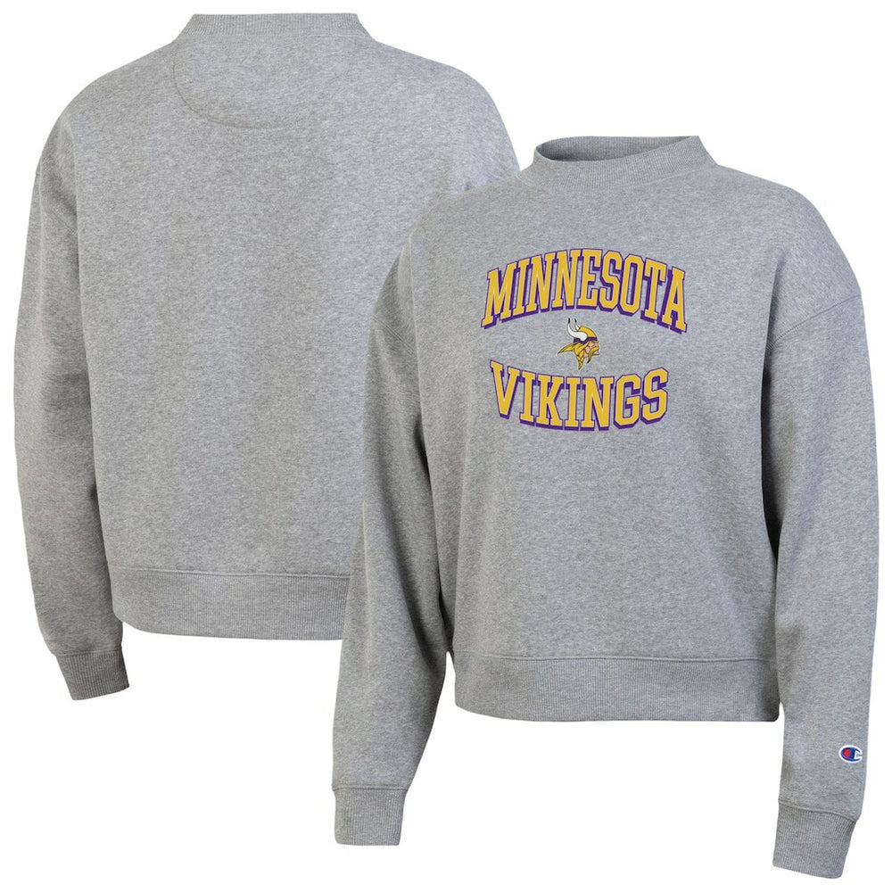 Minnesota Vikings Champion Women's Triumph Tri-Blend Sweatshirt Gray | NFL