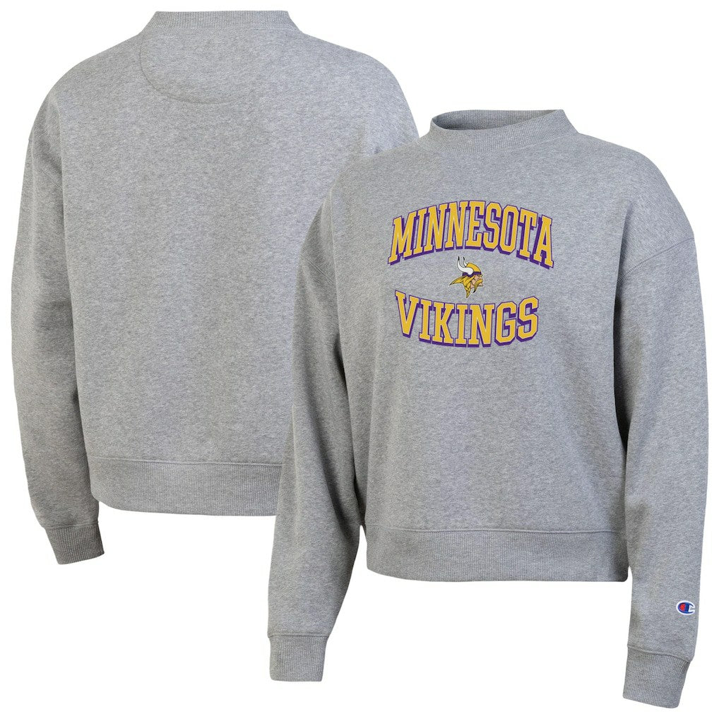 Minnesota Vikings Champion Women's Triumph Tri-Blend Sweatshirt Gray | NFL