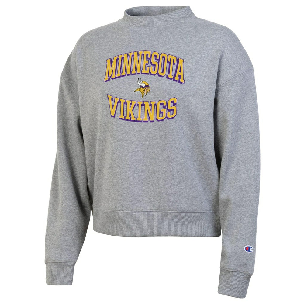 Minnesota Vikings Champion Women's Triumph Tri-Blend Sweatshirt Gray | NFL