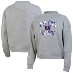 New York Giants Champion Women's Triumph Tri-Blend Sweatshirt Gray | NFL