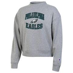 Philadelphia Eagles Champion Women's Triumph Tri-Blend Sweatshirt Gray | NFL