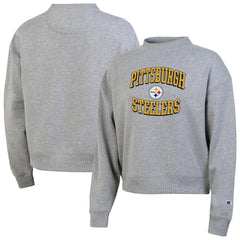 Pittsburgh Steelers Champion Women's Triumph Tri-Blend Sweatshirt Gray | NFL