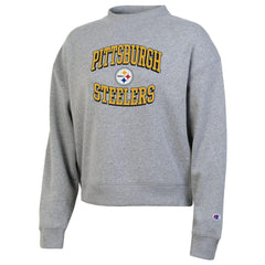 Pittsburgh Steelers Champion Women's Triumph Tri-Blend Sweatshirt Gray | NFL