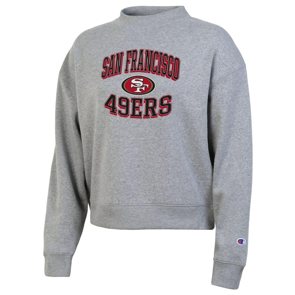 San Francisco 49ers Champion Women's Triumph Tri-Blend Sweatshirt Gray | NFL