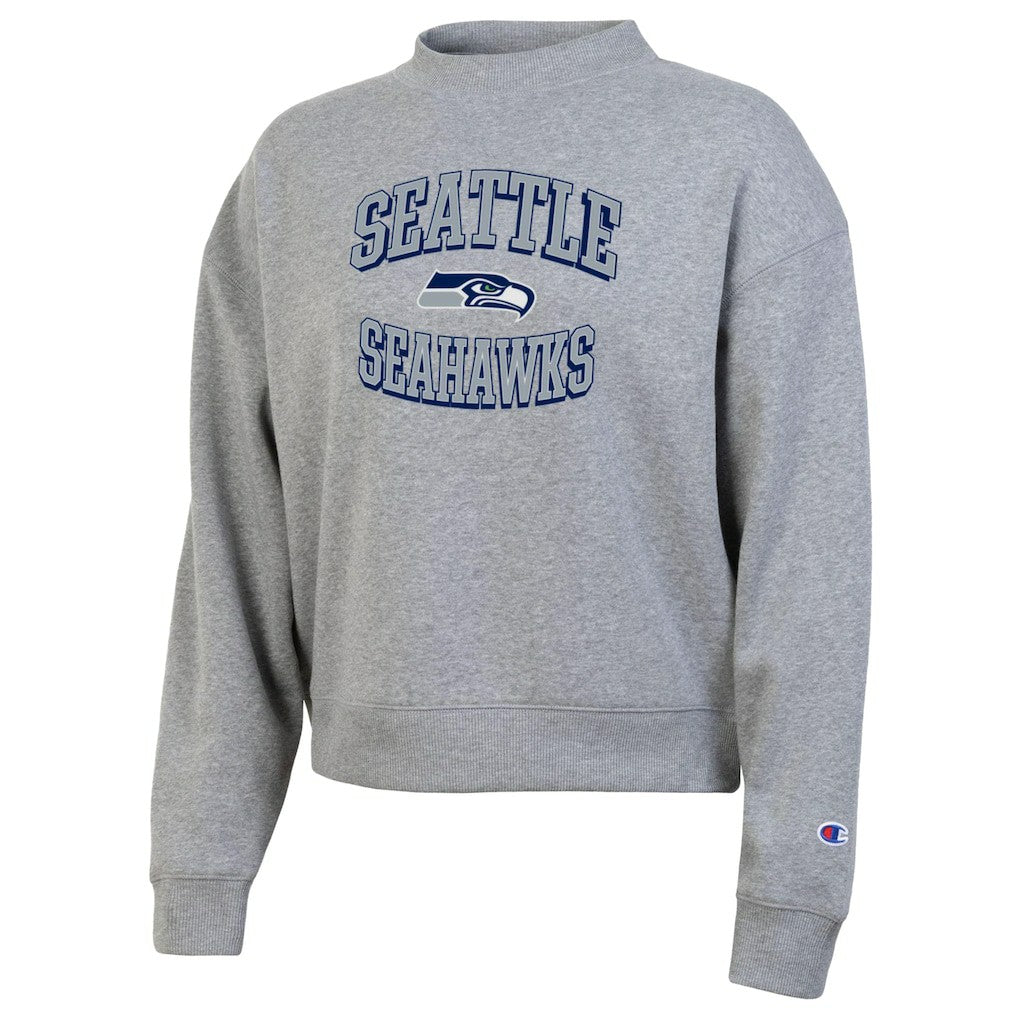 Seattle Seahawks Champion Women's Triumph Tri-Blend Sweatshirt Gray | NFL