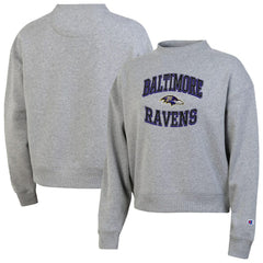 Baltimore Ravens Champion Women's Triumph Tri-Blend Sweatshirt Gray | NFL