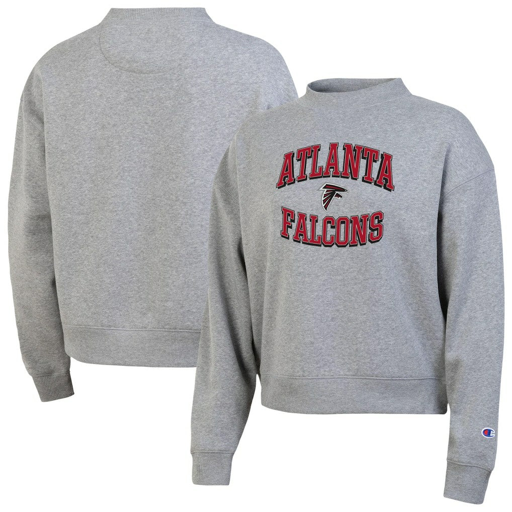 Atlanta Falcons Champion Women's Triumph Tri-Blend Sweatshirt Gray | NFL