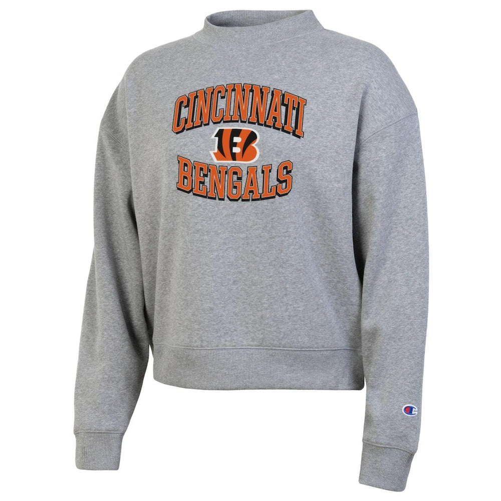 Cincinnati Bengals Champion Women's Triumph Tri-Blend Sweatshirt Gray | NFL