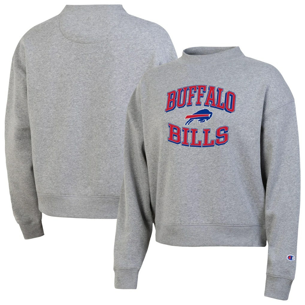 Buffalo Bills Champion Women's Triumph Tri-Blend Sweatshirt Gray | NFL
