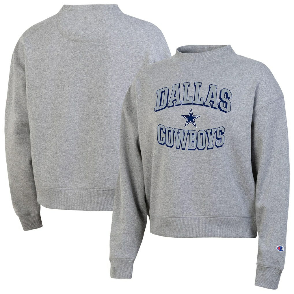 Dallas Cowboys Champion Women's Triumph Tri-Blend Sweatshirt Gray | NFL
