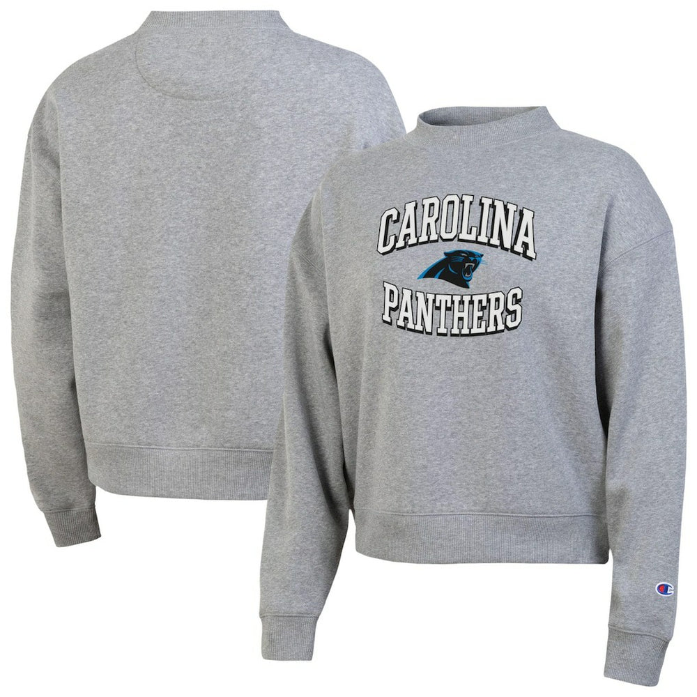 Carolina Panthers Champion Women's Triumph Tri-Blend Sweatshirt Gray | NFL