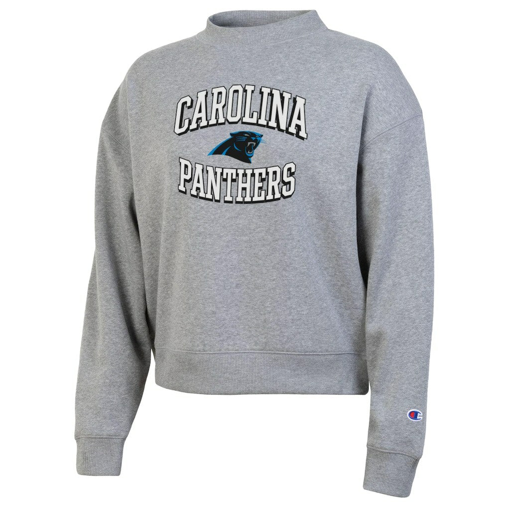 Carolina Panthers Champion Women's Triumph Tri-Blend Sweatshirt Gray | NFL