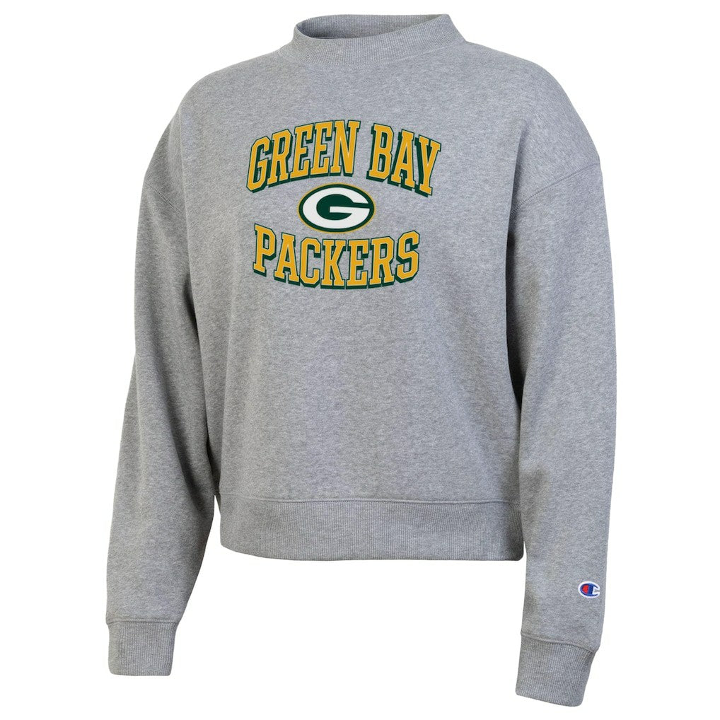Green Bay Packers Champion Women's Triumph Tri-Blend Sweatshirt Gray | NFL