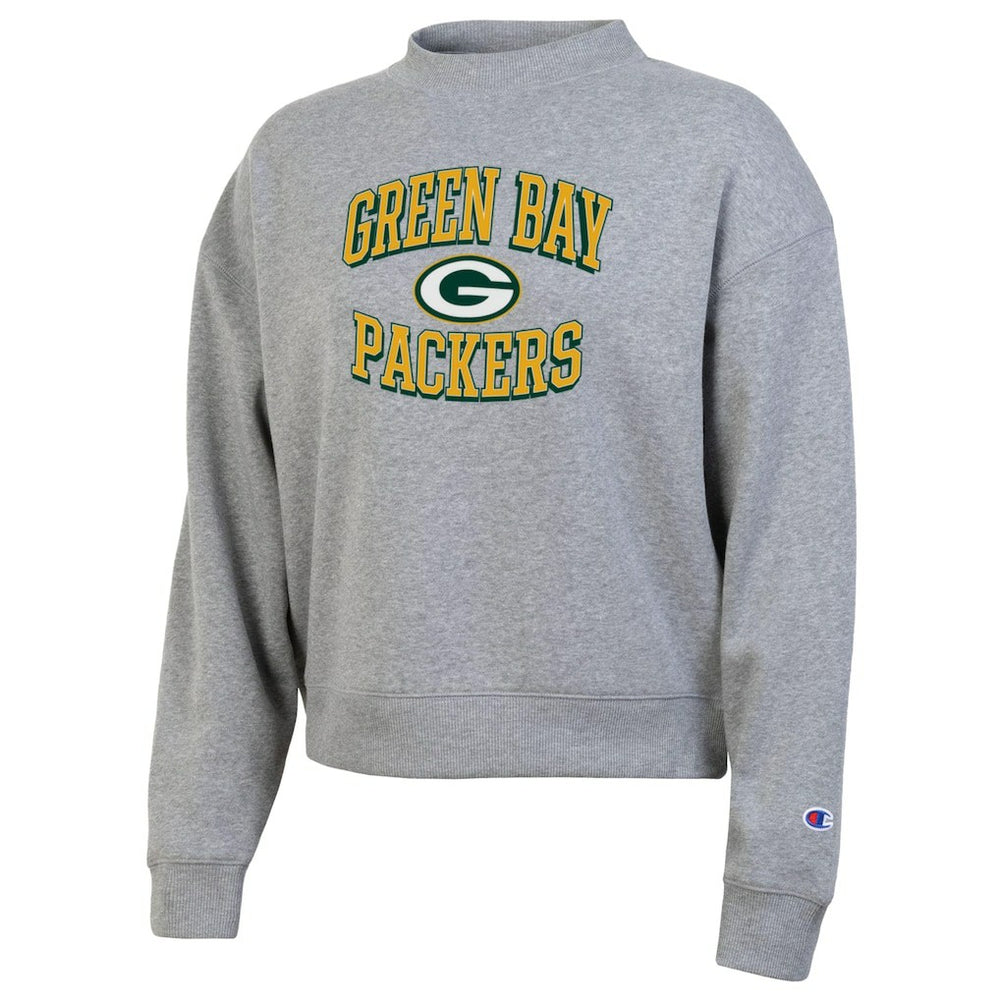 Green Bay Packers Champion Women's Triumph Tri-Blend Sweatshirt Gray | NFL