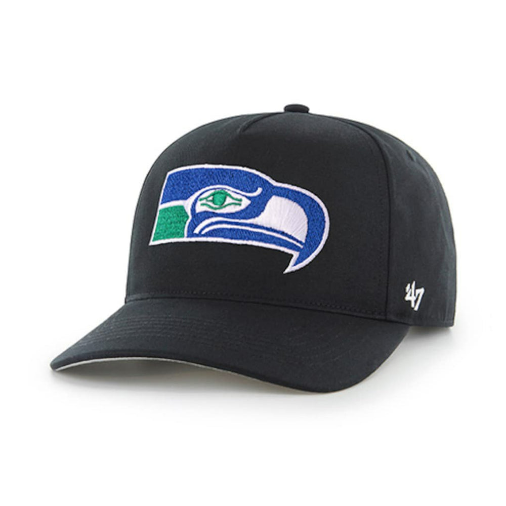 Seattle Seahawks '47 Blackout Date Hitch Adjustable Hat Black | 47 brand