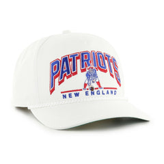 New England Patriots '47 Coltrane Throwback Rope Hitch Adjustable Hat White | 47 brand