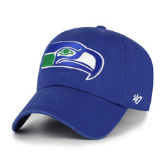 Seattle Seahawks '47 Clean Up Throwback Adjustable Hat Royal | 47 brand