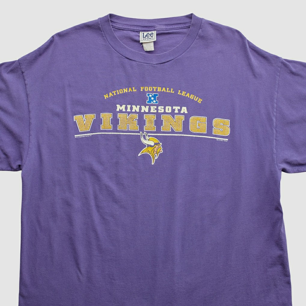 Minnesota Vikings Lee Apparel 2000s T-shirt Purple Vintage | Fanatics