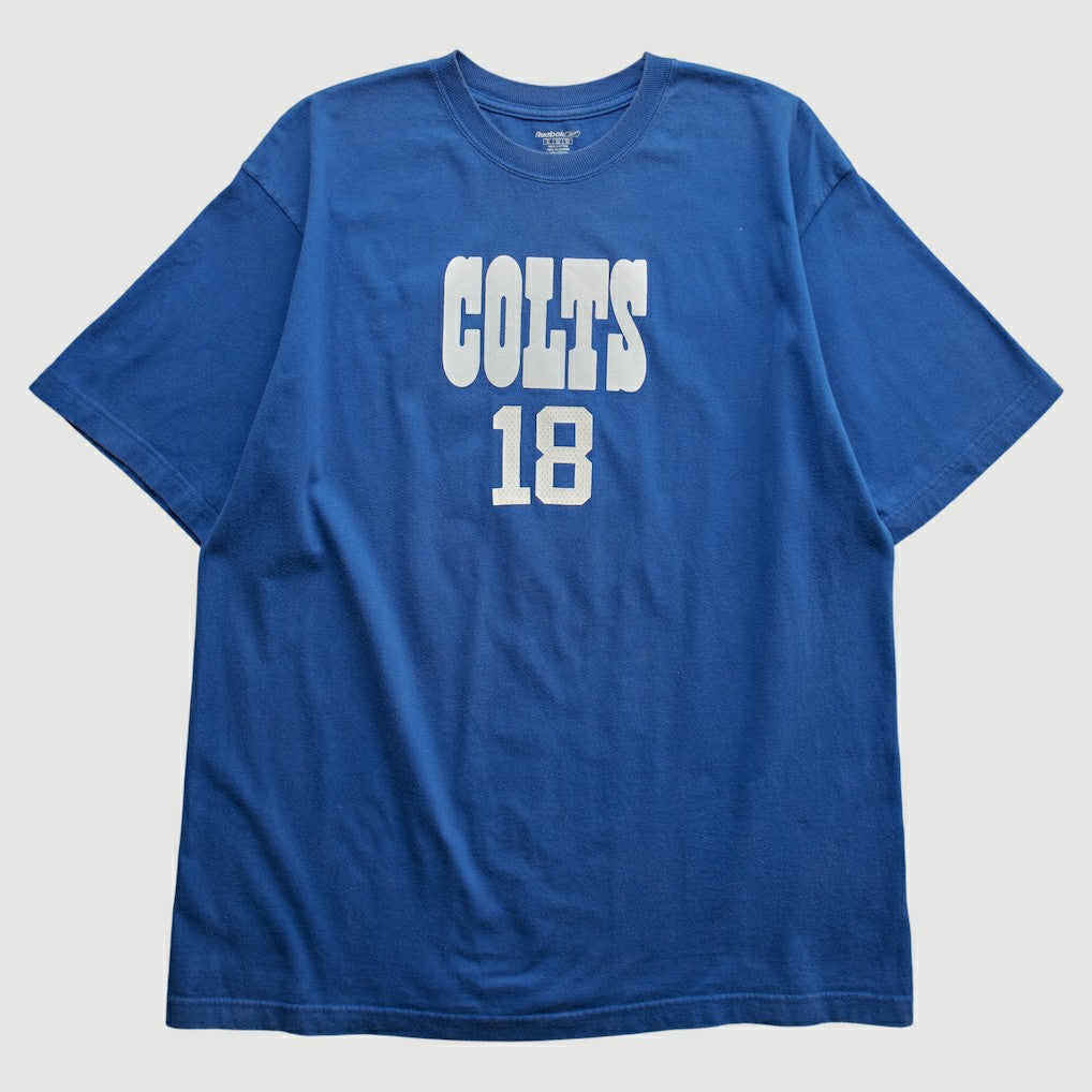 Indianapolis Colts Reebok 2010s T-shirt Blue Vintage | Fanatics
