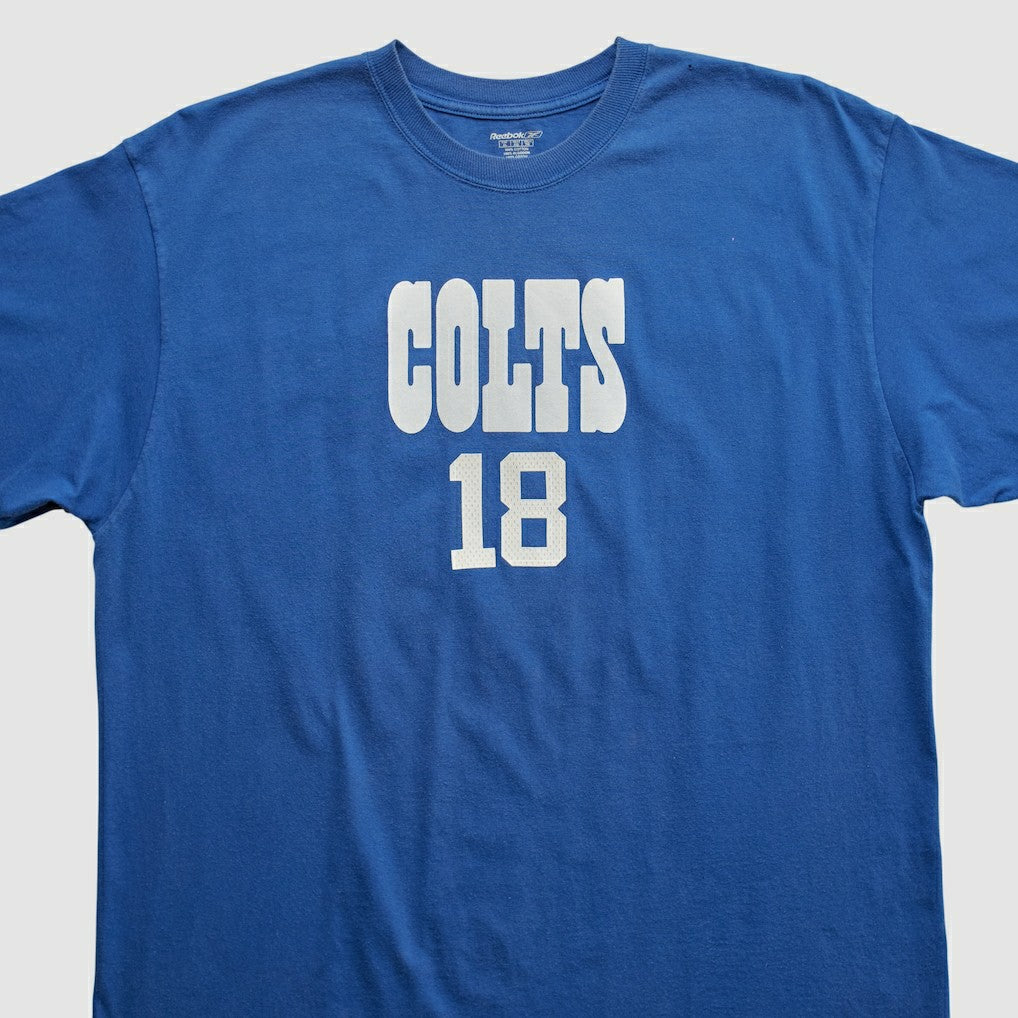 Indianapolis Colts Reebok 2010s T-shirt Blue Vintage | Fanatics