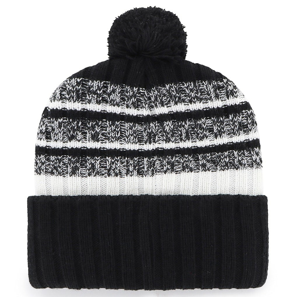 New England Patriots '47 2025 AFC Champions Tavern Cuffed Knit Hat with Pom Black | NFL