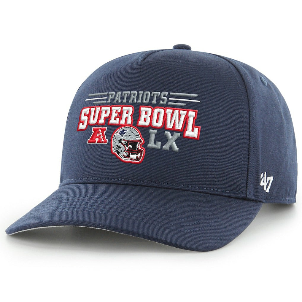 New England Patriots '47 Super Bowl LX Hitch Adjustable Hat Navy | 47 brand