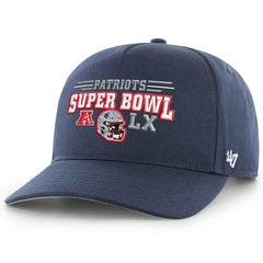 New England Patriots '47 Super Bowl LX Hitch Adjustable Hat Navy | 47 brand