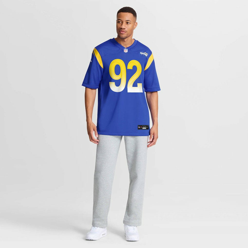 Harrison Mevis Los Angeles Rams Team Game Jersey Royal | Nike for Sale