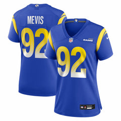 Harrison Mevis Los Angeles Rams Women's Team Game Jersey Royal | Nike for Sale