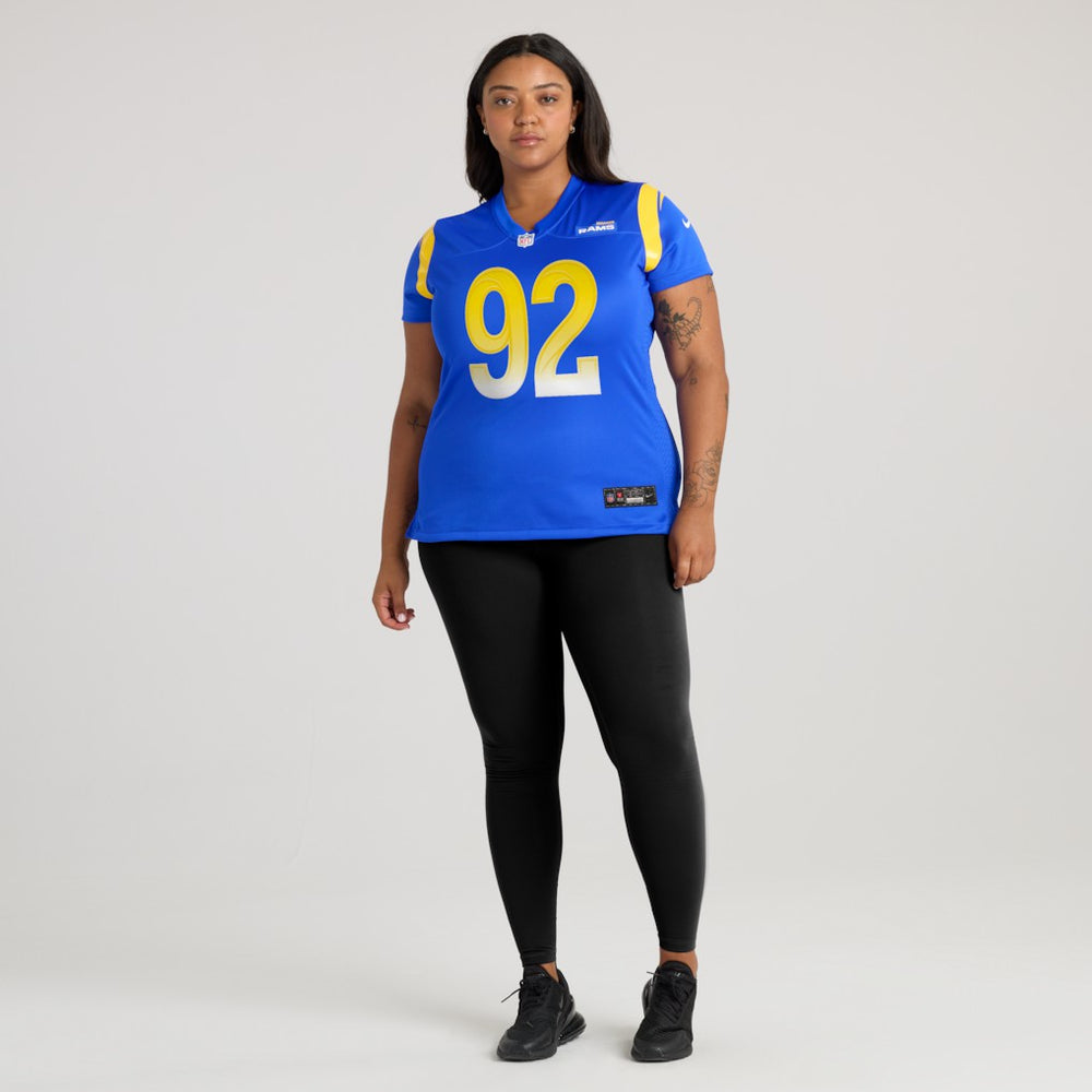 Harrison Mevis Los Angeles Rams Women's Team Game Jersey Royal | Nike for Sale