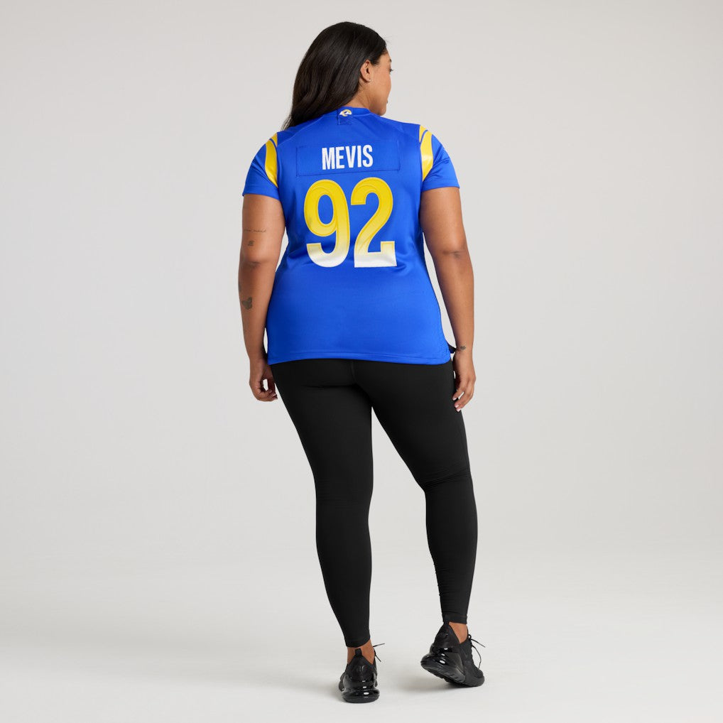 Harrison Mevis Los Angeles Rams Women's Team Game Jersey Royal | Nike for Sale