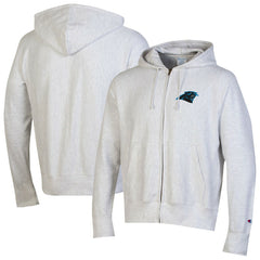Carolina Panthers Champion Reverse Weave Full-Zip Hoodie Gray | NFL