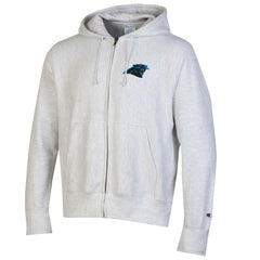 Carolina Panthers Champion Reverse Weave Full-Zip Hoodie Gray | NFL