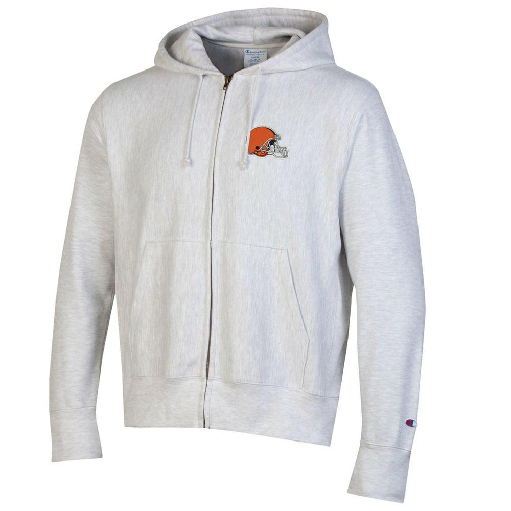 Cleveland Browns Champion Reverse Weave Full-Zip Hoodie Gray | NFL