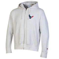 Houston Texans Champion Reverse Weave Full-Zip Hoodie Gray | NFL
