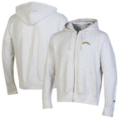 Los Angeles Chargers Champion Reverse Weave Full-Zip Hoodie Gray | NFL