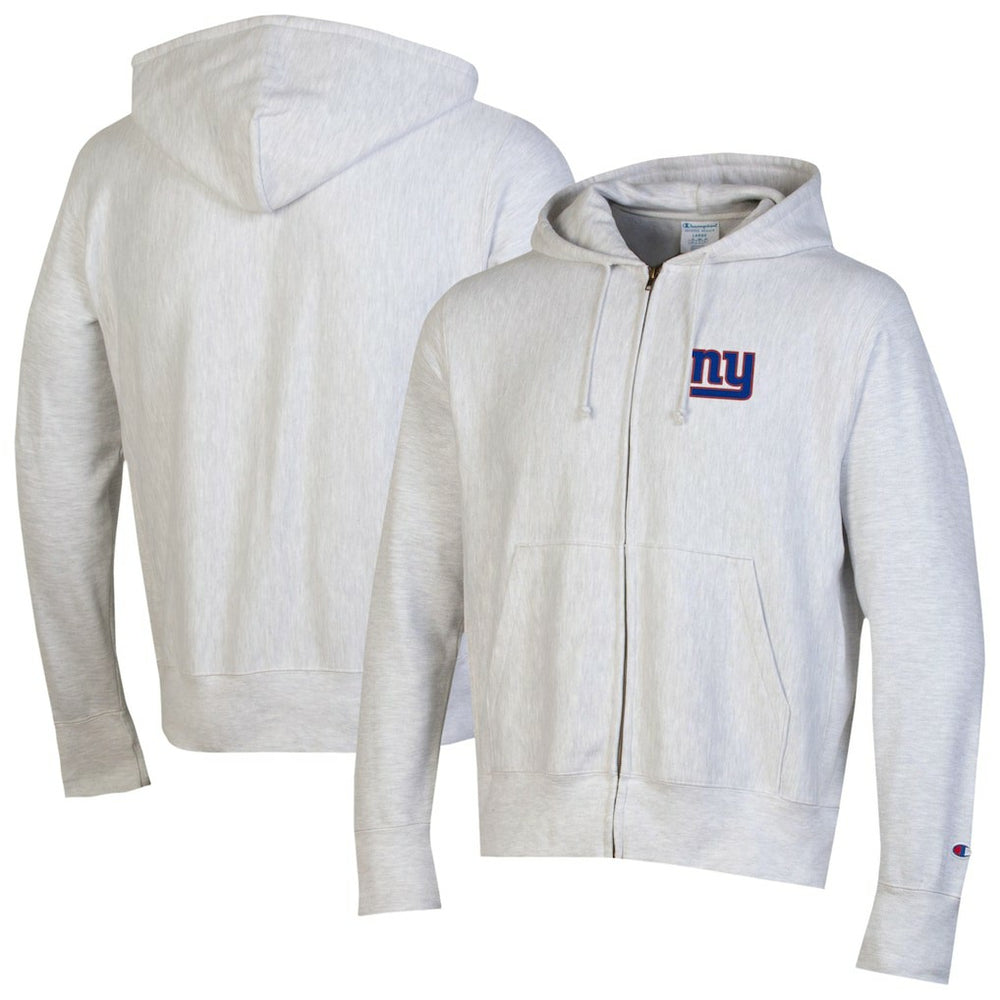 New York Giants Champion Reverse Weave Full-Zip Hoodie Gray | NFL