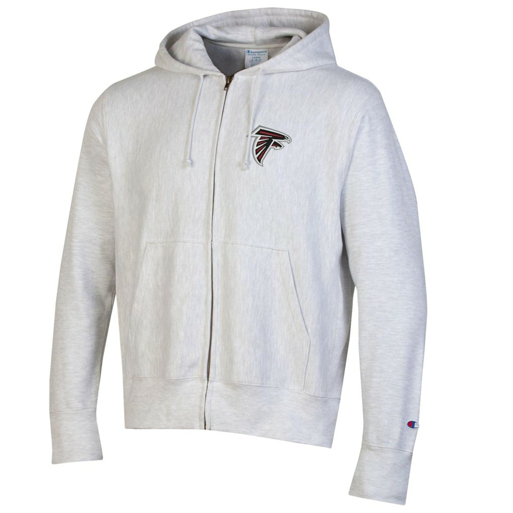 Atlanta Falcons Champion Reverse Weave Full-Zip Hoodie Gray | NFL