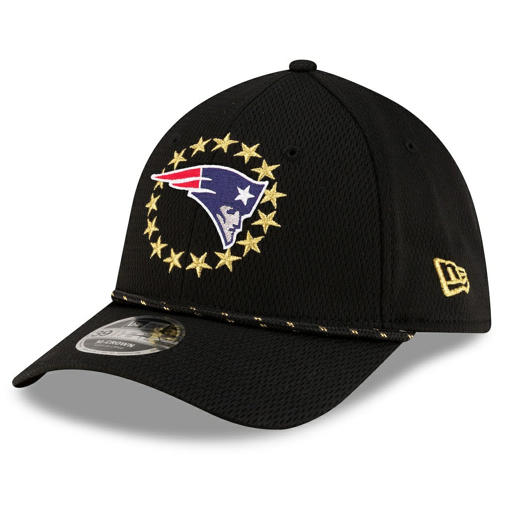New England Patriots New Era Super Bowl LX 39THIRTY M-Crown Rope Flex Hat Black | NFL