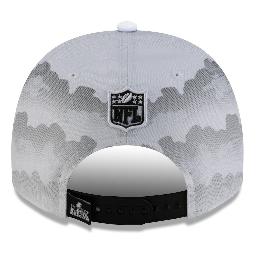 New England Patriots New Era Super Bowl LX Tarmac 9FIFTY Snapback Hat White | NFL