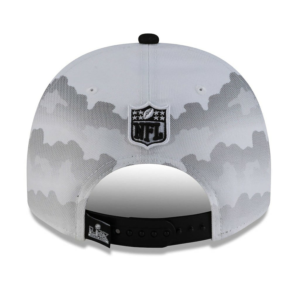 New England Patriots New Era Super Bowl LX Tarmac 9FIFTY Snapback Hat White | NFL