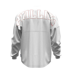 Philadelphia Phillies Fanatics Women's Baseball Stitch Spirit Jersey Long Sleeve T-Shirt - MLB
