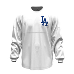 Los Angeles Dodgers Fanatics Women's Baseball Stitch Spirit Jersey Long Sleeve T-Shirt - MLB
