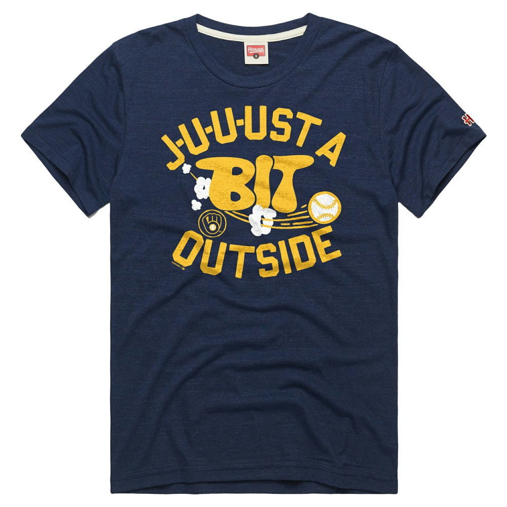 Milwaukee Brewers Homage Tri-Blend Hyperlocal T-Shirt - MLB